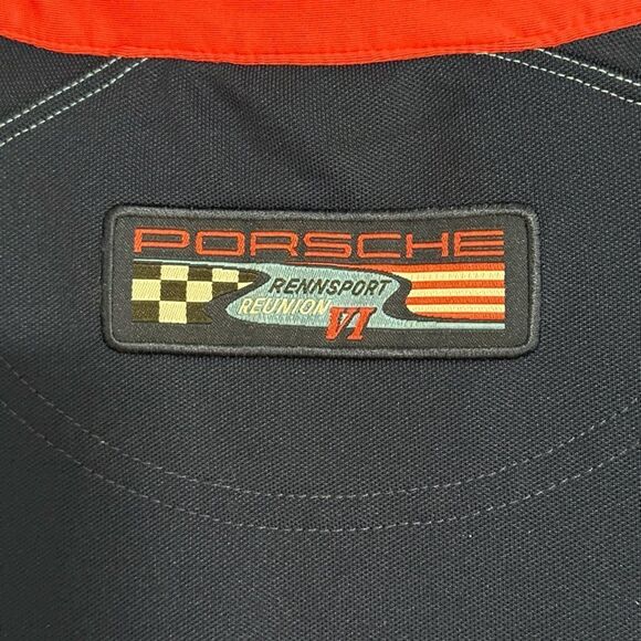 PORSCHE Polo Shirt w medium Rennsport Reunion VI racing performance Finn Ryan - Picture 4 of 12